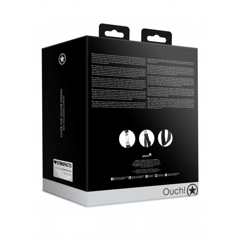 Altalena Erotica da Porta – Over the Door Swing Black Regolabile