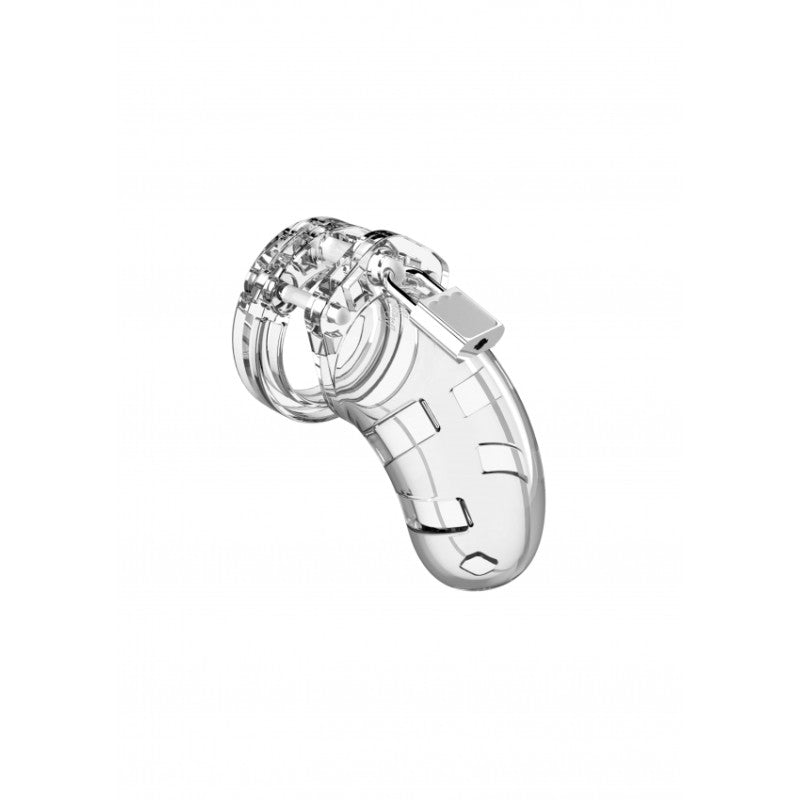 Cock Cage Uomo Trasparente – Gabbia di Castità in Plastica Rigida