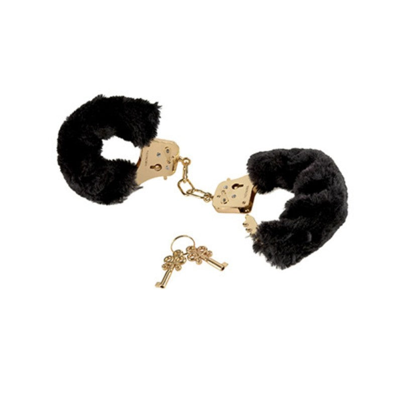 Manette Dorate con Peluche – Fetish Fantasy Gold Deluxe Furry Cuffs