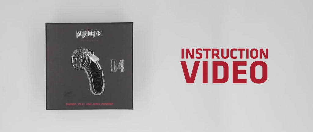 Cock Cage Uomo Trasparente – Gabbia di Castità in Plastica Rigida