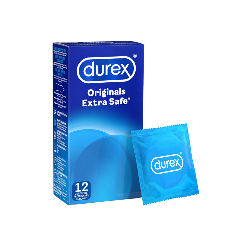 Profilattici Durex Extra Safe 12 Pezzi – Maggiore Spessore per Sicurezza e Comfort