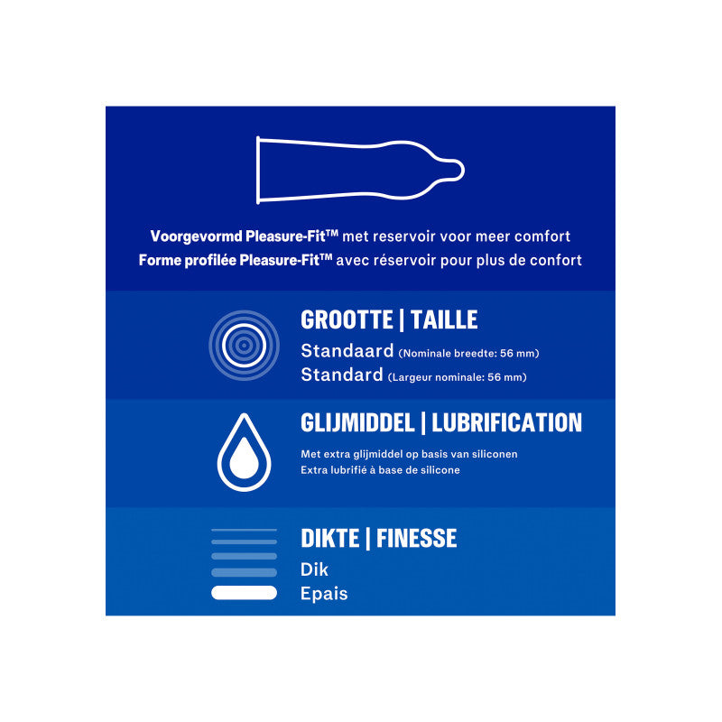 Profilattici Durex Extra Safe 12 Pezzi – Maggiore Spessore per Sicurezza e Comfort